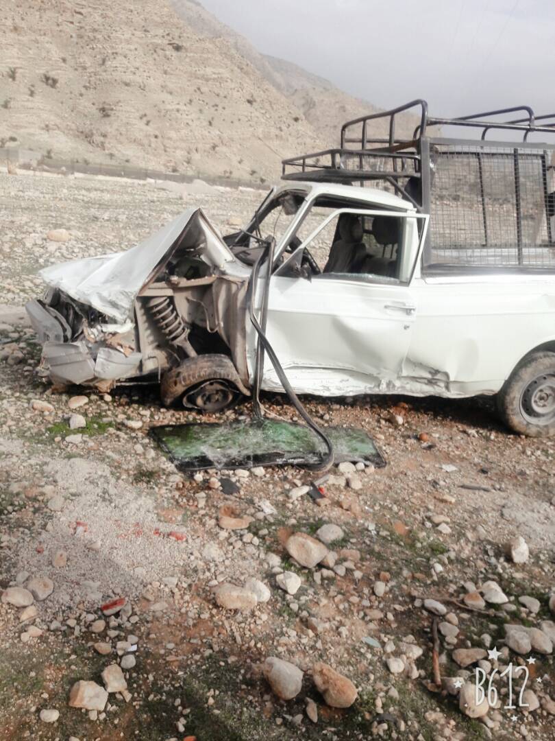 انحراف و واژگونی خودرو جوان چرامی را به کام مرگ کشاند + تصاویر