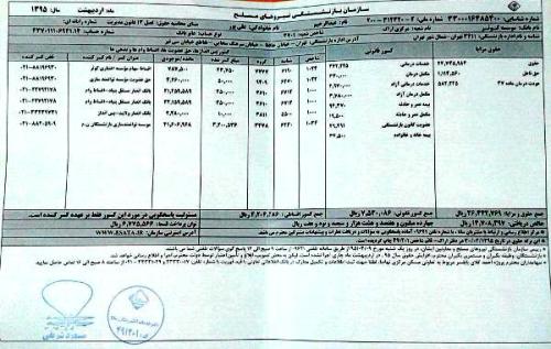 انتشار فیش حقوقی مدیر مسئول خبرگزاری تابناک مرکزی انتشار فیش حقوقی مدیر مسئول خبرگزاری تابناک مرکزی