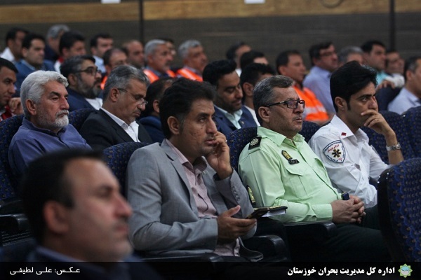 آئین افتتاحیه دوره آموزشی مدیریت جامع سوانح و بلایا باحضور استاندار و معاون استاندار