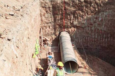 افتتاح پروژه آب و کلنگ&zwnj;زنی فاضلاب در خرمشهر