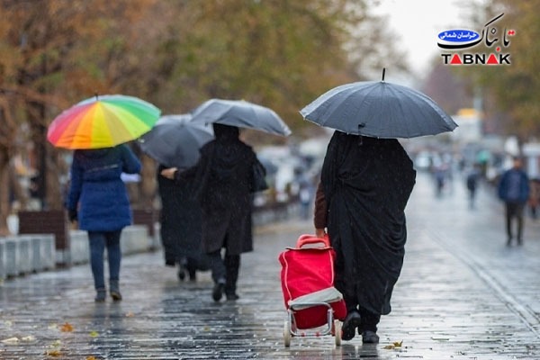 ورود امواج ناپایدار به خراسان شمالی؛ افزایش ابر و بارش پراکنده باران در راه است