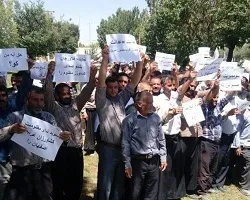 تجمع کشاورزان اصفهانی در راستای اجرای مصوبات شورای عالی آب