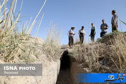 تلاش جهادگران بسیجی برای احیای قنوات خشکیده‌ی خاتم