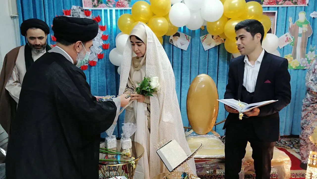 دفتر امام جمعه بجستان محضر ازدواج جوانان شد