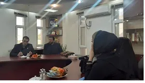دیدار سعید آذری با بانوان هوادار تیم فولاد