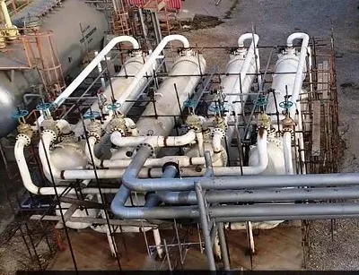 ساخت و نصب مبدل حرارتی در شركت نفت و گاز كارون با مشاركت دانش بنیان‌ها