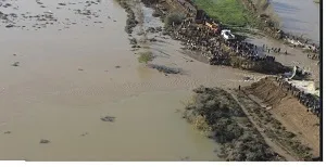 خسارت به بیش از ۳۴ هزار هکتار زمین کشاورزی در سیلاب بهمن‌ماه خوزستان