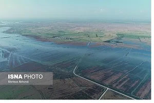 کاهش ارتفاع آبگرفتگی در روستاهای شادگان