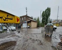 خسارت بارندگی به مناطقی در استان اصفهان