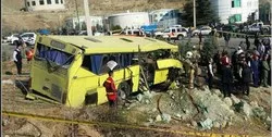 عمدی بودن حادثه واژگونی اتوبوس در دانشگاه علوم و تحقیقات منتفی است