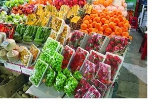 نگاهی به قیمت میوه و تره‌بار در بازار اهواز